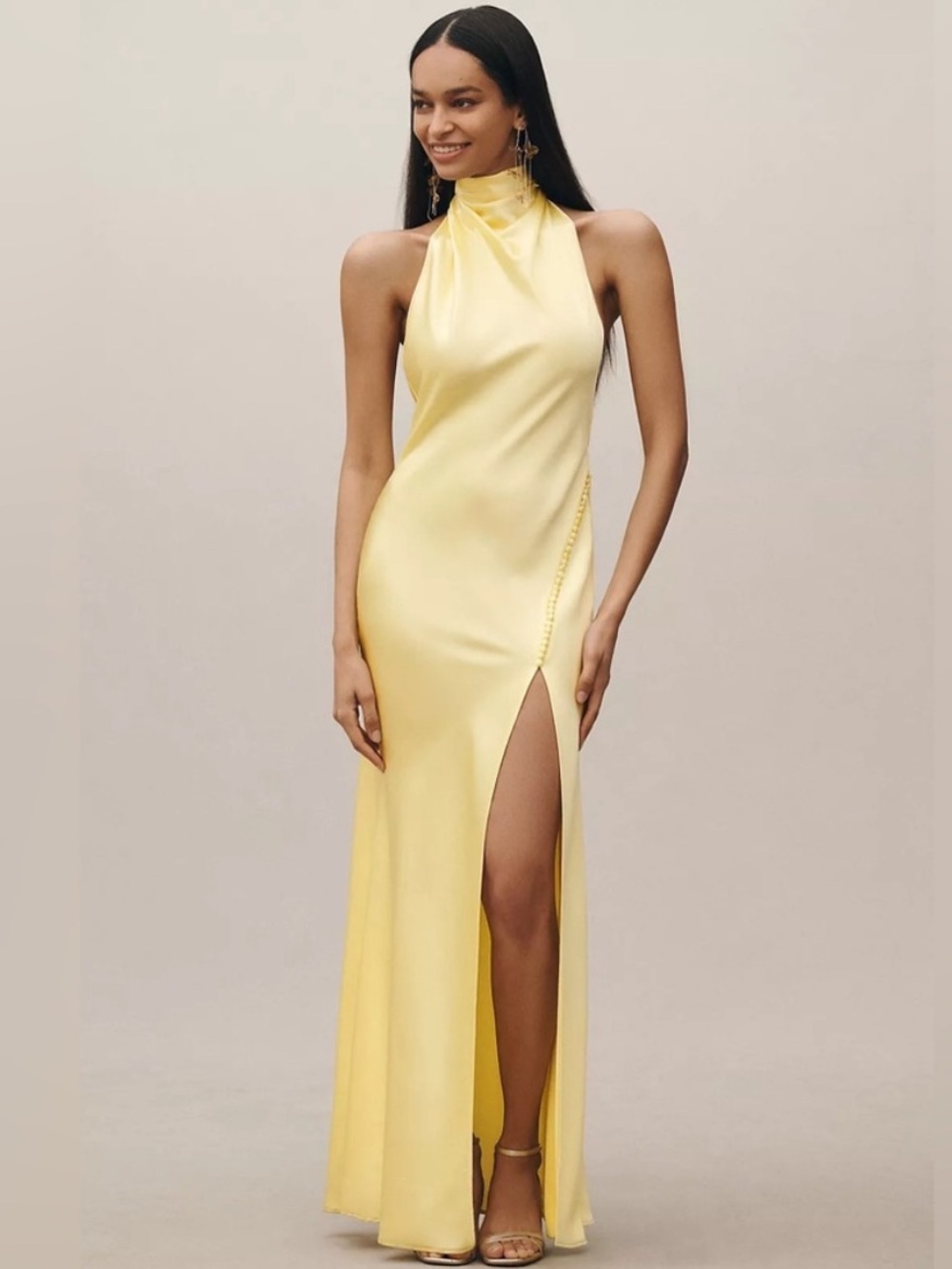 Sau Lee Penelope High-Neck Gown